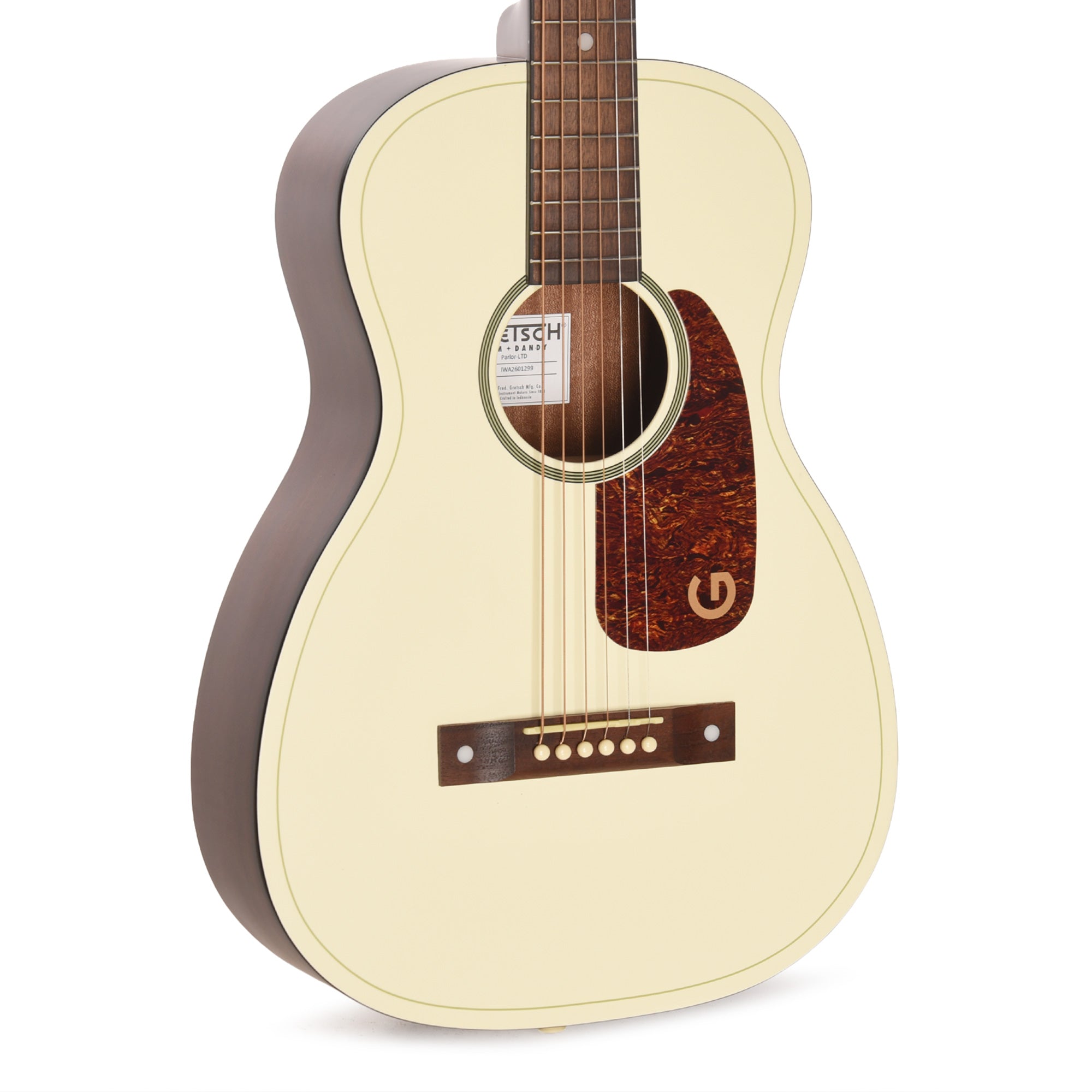 Gretsch Jim Dandy Parlor LTD Vintage White Acoustic Guitars