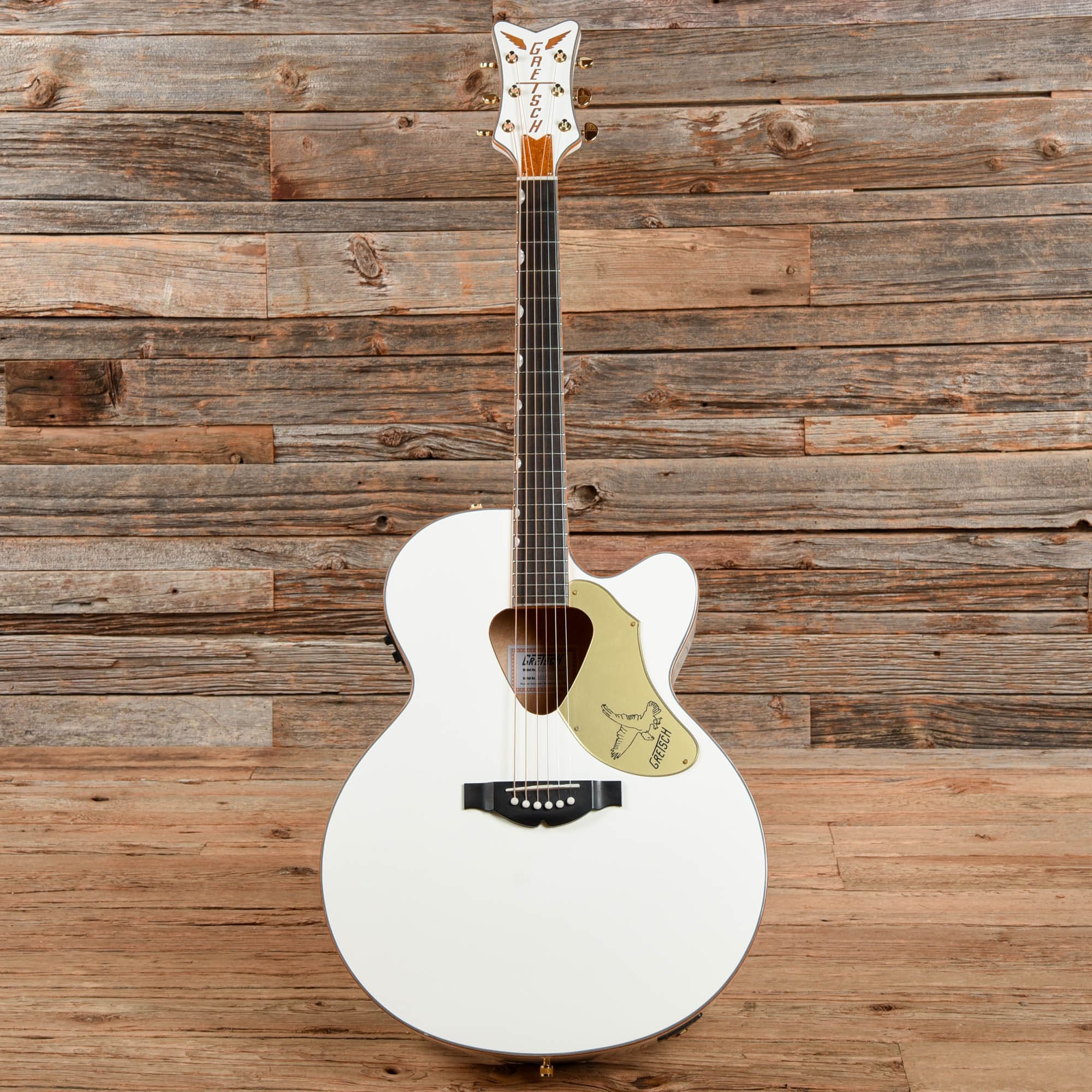 Gretsch G5022CWFE Rancher Falcon Jumbo White 2018 Acoustic Guitars / Jumbo