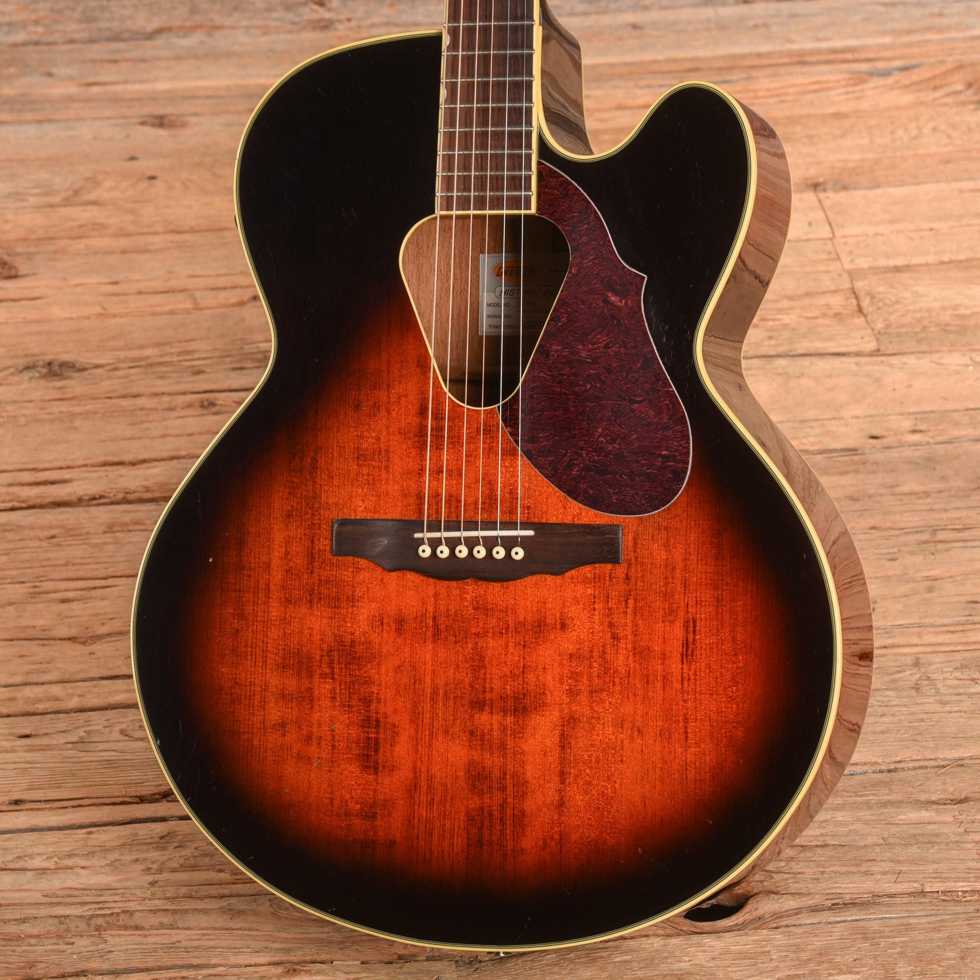 Gretsch Historic Series G3700 Sunburst Acoustic Guitars / Jumbo