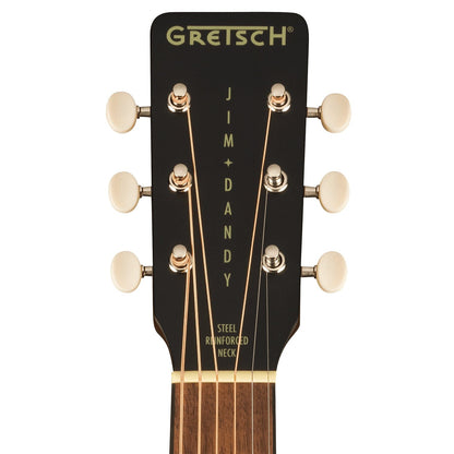 Gretsch Deltoluxe Parlor Acoustic Guitar Black Top Acoustic Guitars / Parlor