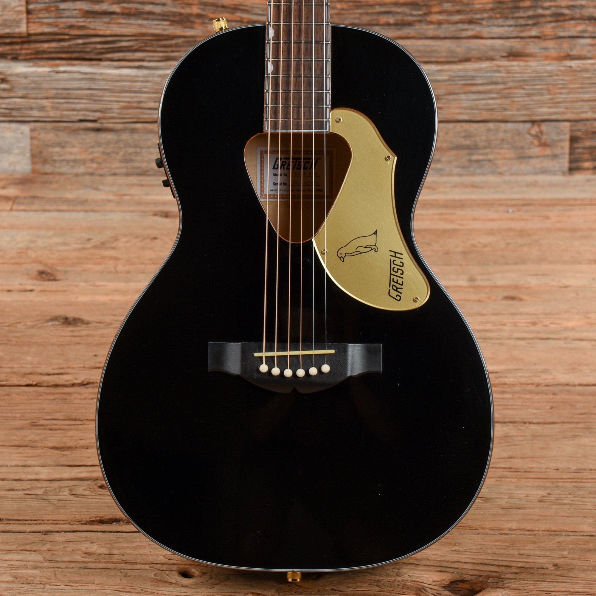 Gretsch G5021E Rancher Penguin Parlor Black 2021 Acoustic Guitars / Parlor