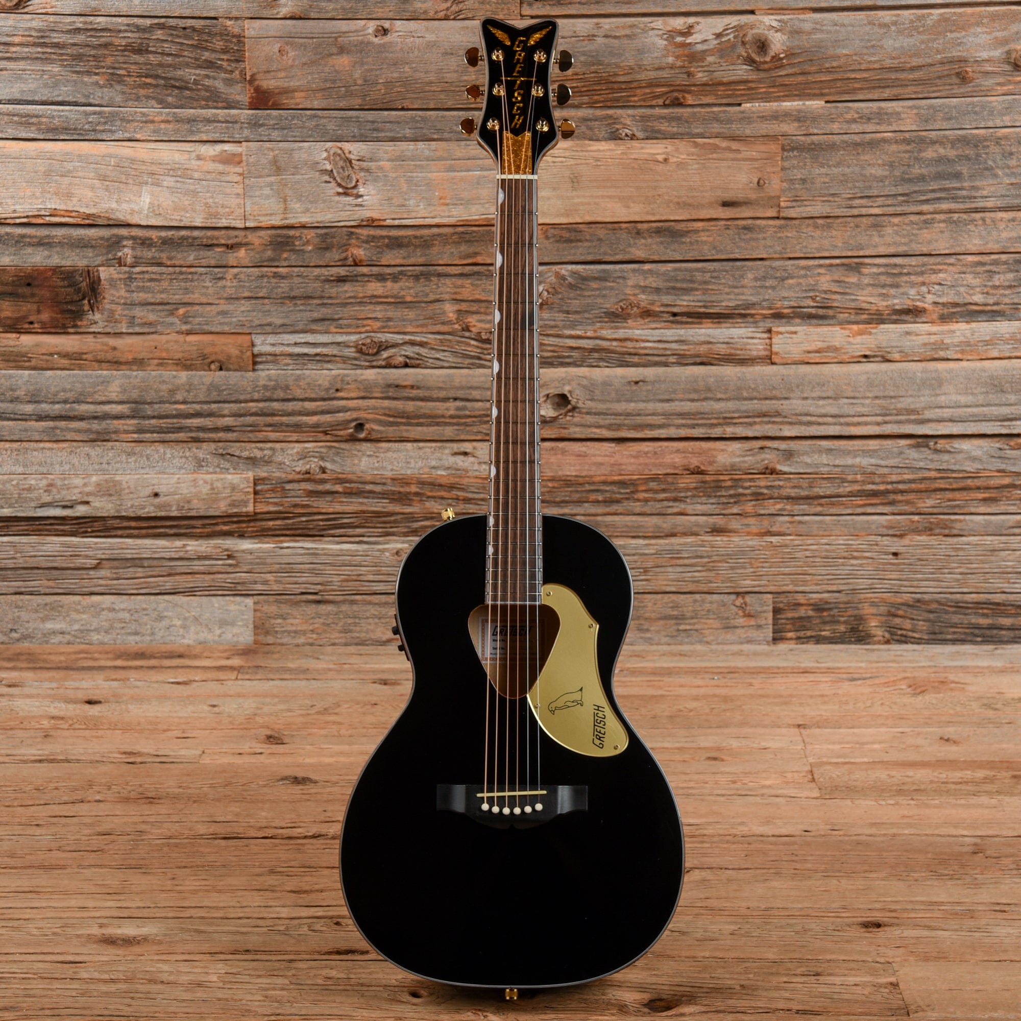 Gretsch G5021E Rancher Penguin Parlor Black 2021 Acoustic Guitars / Parlor
