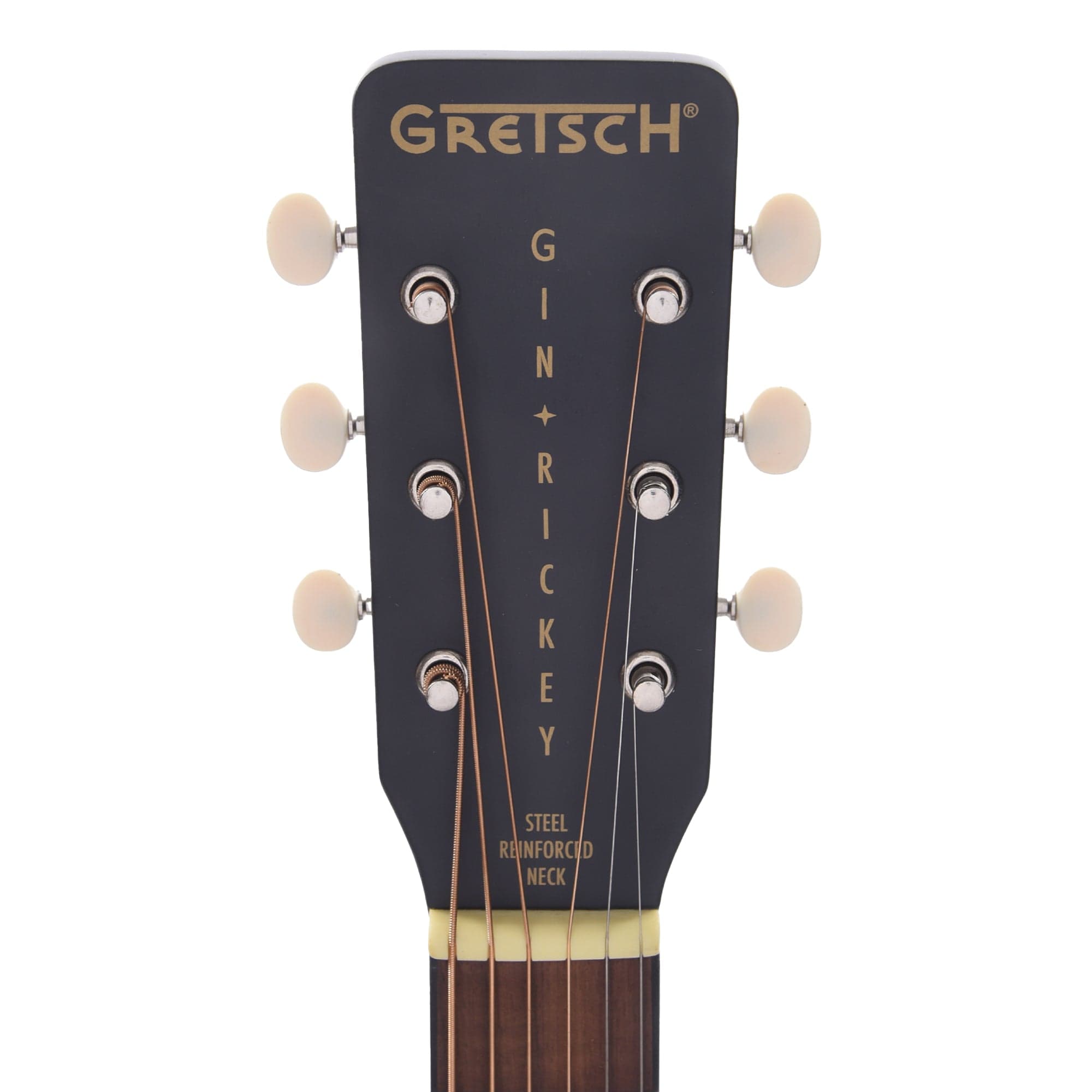 Gretsch G9520E Gin Rickey Acoustic/Electric Smokestack Black w/Soundhole Pickup Acoustic Guitars / Parlor