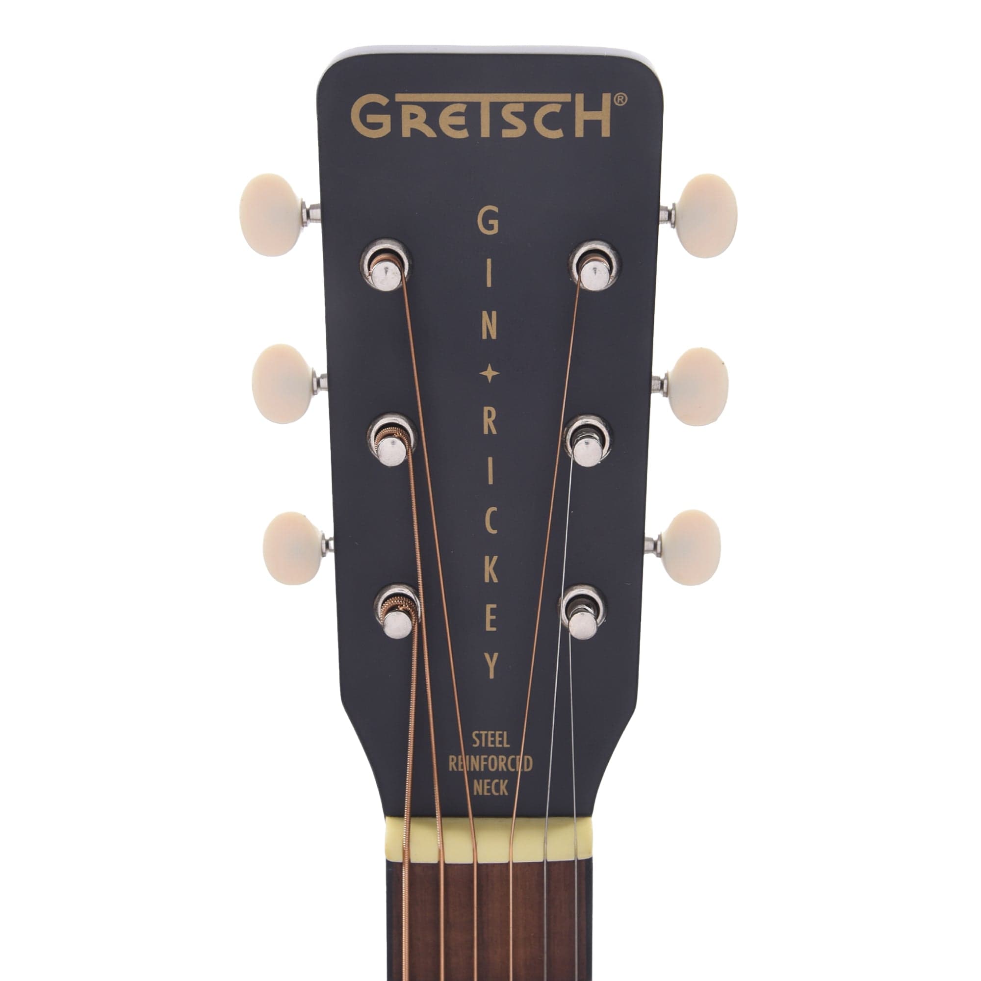 Gretsch G9520E Gin Rickey Acoustic/Electric Smokestack Black w/Soundhole Pickup Acoustic Guitars / Parlor