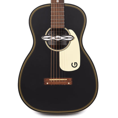Gretsch G9520E Gin Rickey Acoustic/Electric Smokestack Black w/Soundhole Pickup Acoustic Guitars / Parlor