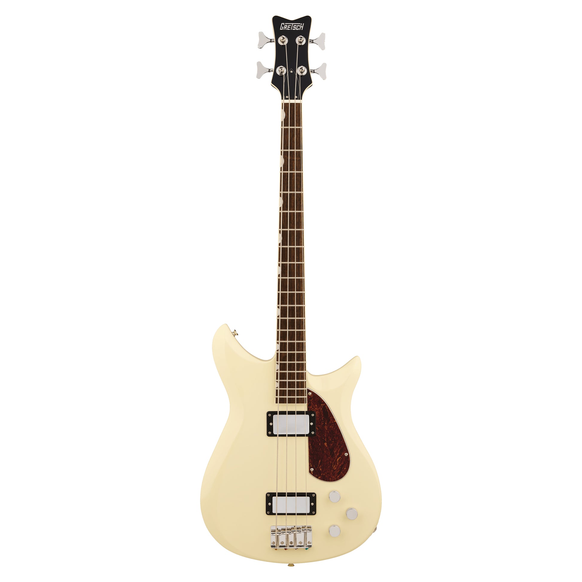 Gretsch Electromatic CVT Bass Double-Cut Vintage White Bass Guitars / 4-String