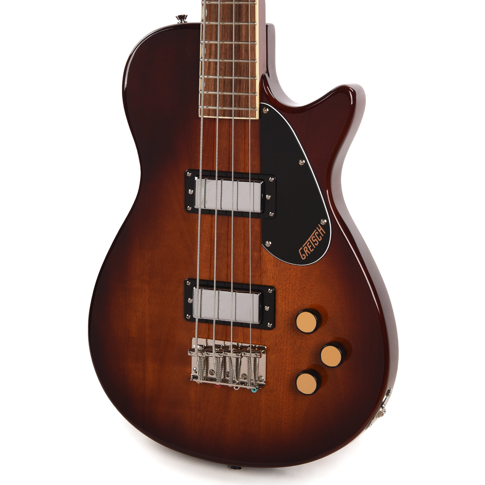 Gretsch Streamliner Jet Club Bass Single-Cut Havana Burst Bass Guitars / 4-String