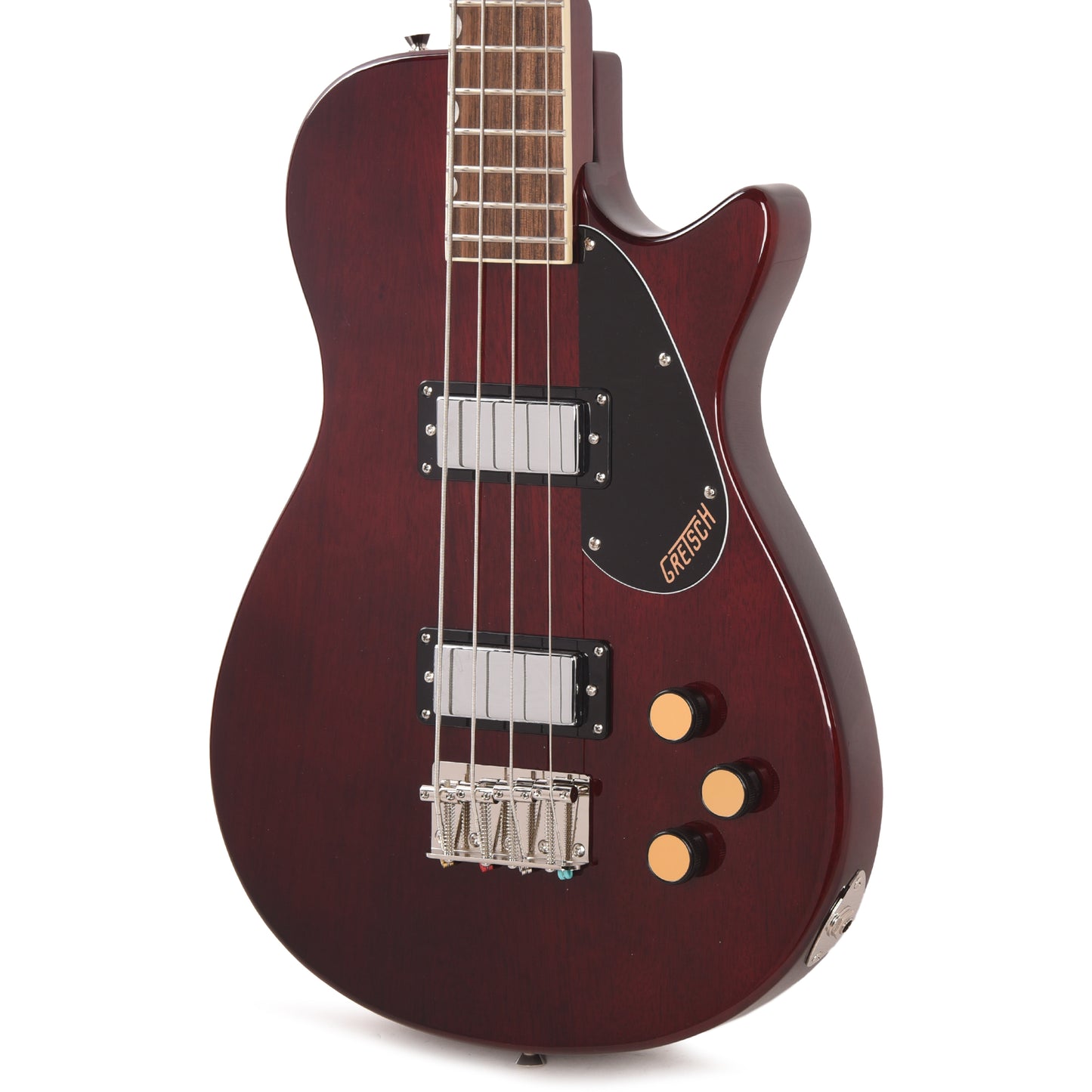 Gretsch Streamliner Jet Club Bass Single-Cut Walnut Stain Bass Guitars / 4-String