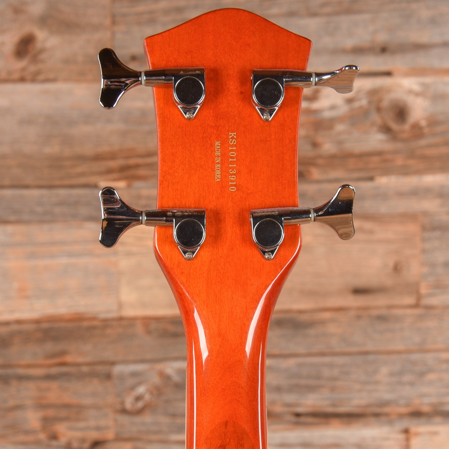 Gretsch G5123B Electromatic Hollow Body Bass Orange Stain 2010 Bass Guitars