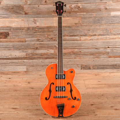 Gretsch G5123B Electromatic Hollow Body Bass Orange Stain 2010 Bass Guitars