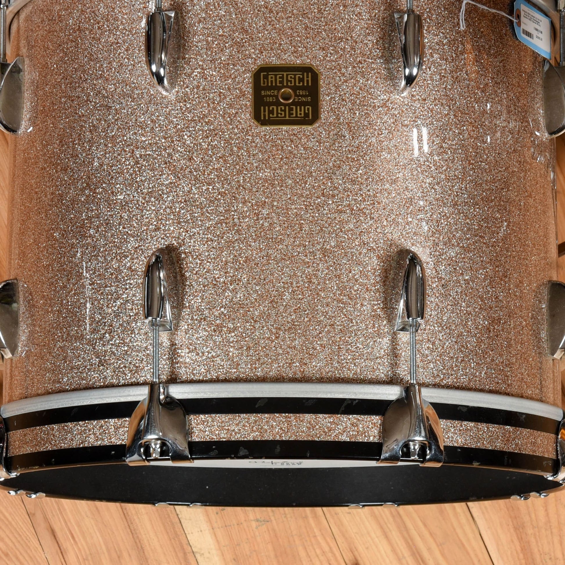 Gretsch USA Custom 12/14/18 Drum Kit 3pc Champagne Sparkle USED Drums and Percussion / Acoustic Drums / Full Acoustic Kits