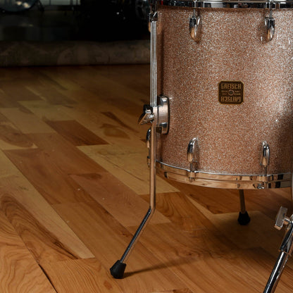 Gretsch USA Custom 12/14/18 Drum Kit 3pc Champagne Sparkle USED Drums and Percussion / Acoustic Drums / Full Acoustic Kits