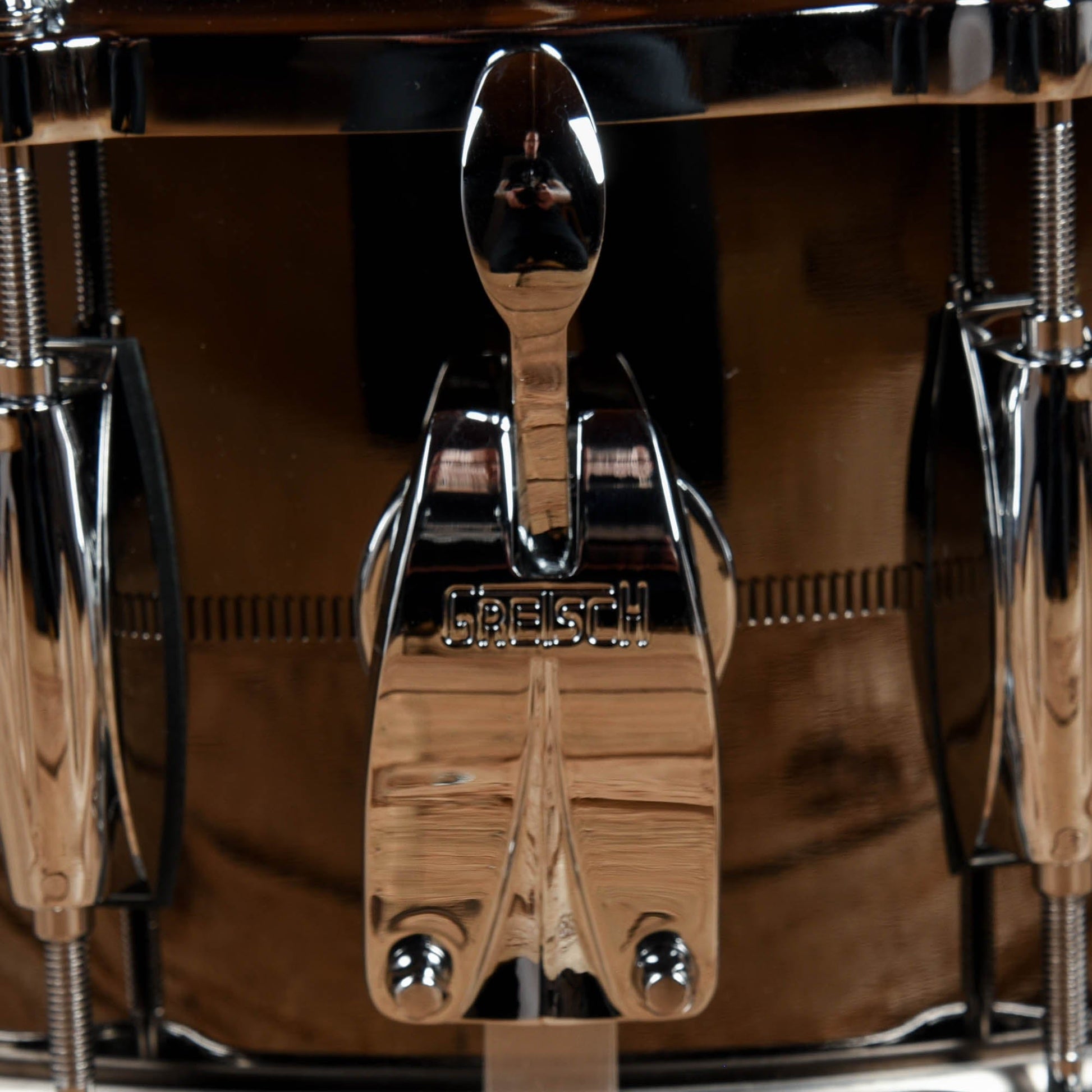 Gretsch 6x14 USA Custom Chrome Over Brass Sare Drum USED Drums and Percussion / Acoustic Drums / Snare