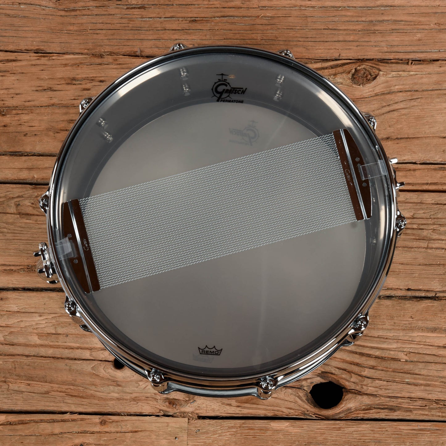 Gretsch 6x14 USA Custom Chrome Over Brass Sare Drum USED Drums and Percussion / Acoustic Drums / Snare