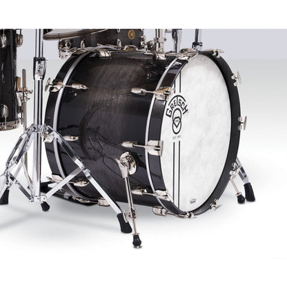 Gretsch 140th Anniversary 10/12/16/22/6.5x14 5pc. Hybrid Drum Kit Ebony Stardust w/Nickel Hdw & Bag Set Drums and Percussion / Acoustic Drums / Full Acoustic Kits