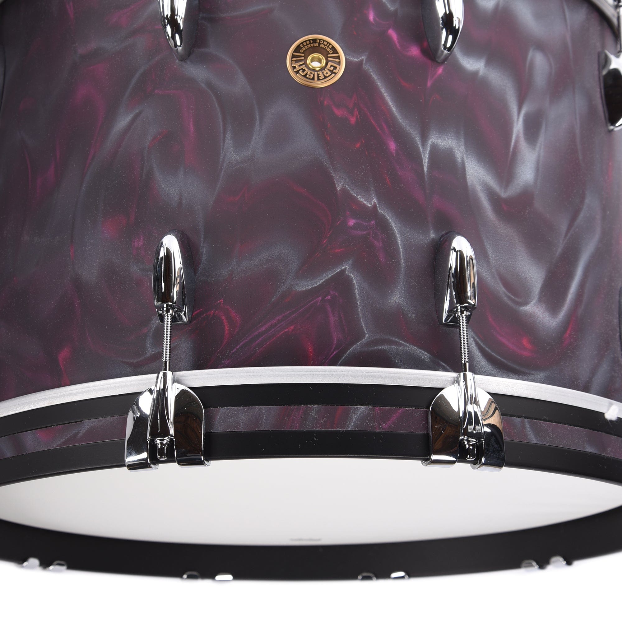 Gretsch Broadkaster 13/16/22 3pc. Drum Kit Black Satin Flame – Chicago ...