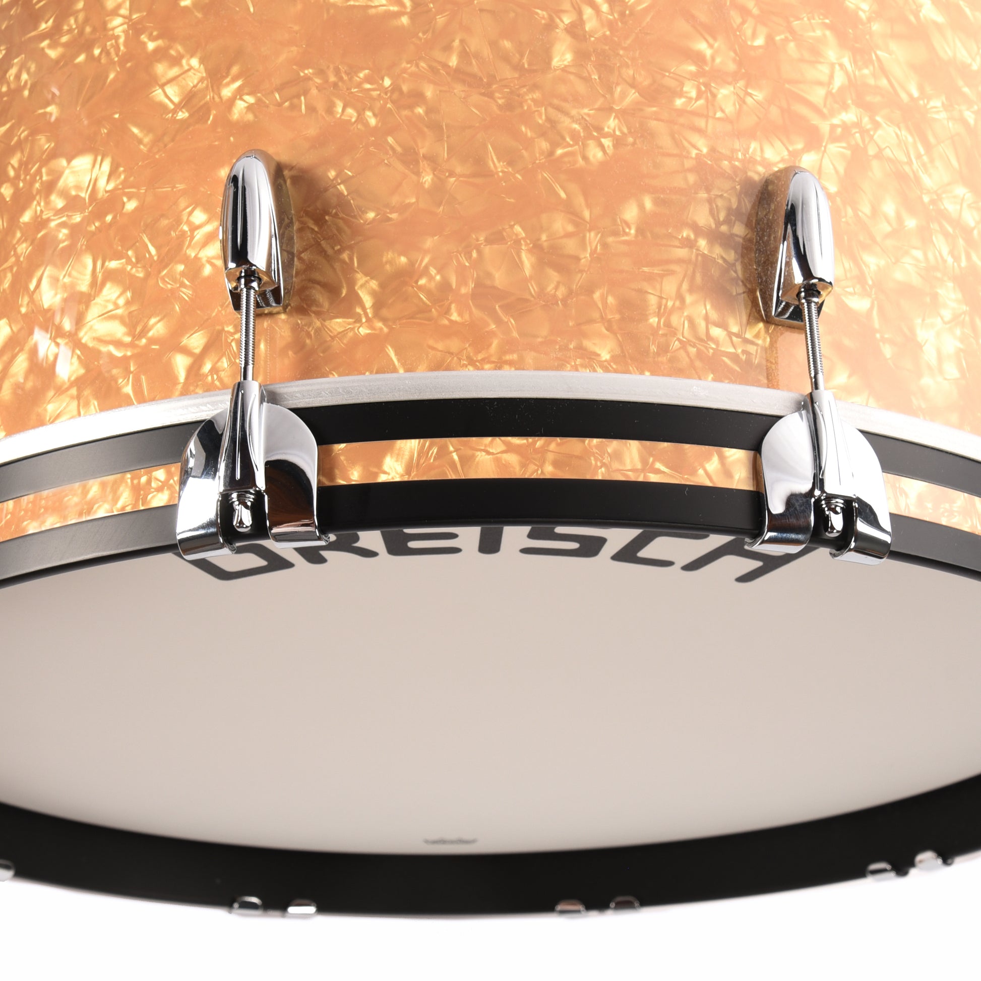 Gretsch Broadkaster 13/16/24 3pc. Drum Kit Antique Pearl Drums and Percussion / Acoustic Drums / Full Acoustic Kits