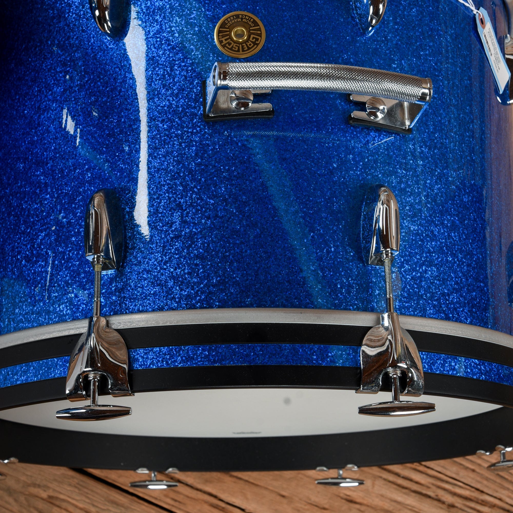 Gretsch Drums Broadkaster 12/14/20 5.5x14 4pc. Drum Kit Blue Sparkle (Vintage Build) USED Drums and Percussion / Acoustic Drums / Full Acoustic Kits