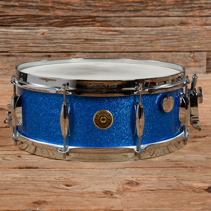 Gretsch Drums Broadkaster 12/14/20 5.5x14 4pc. Drum Kit Blue Sparkle (Vintage Build) USED Drums and Percussion / Acoustic Drums / Full Acoustic Kits