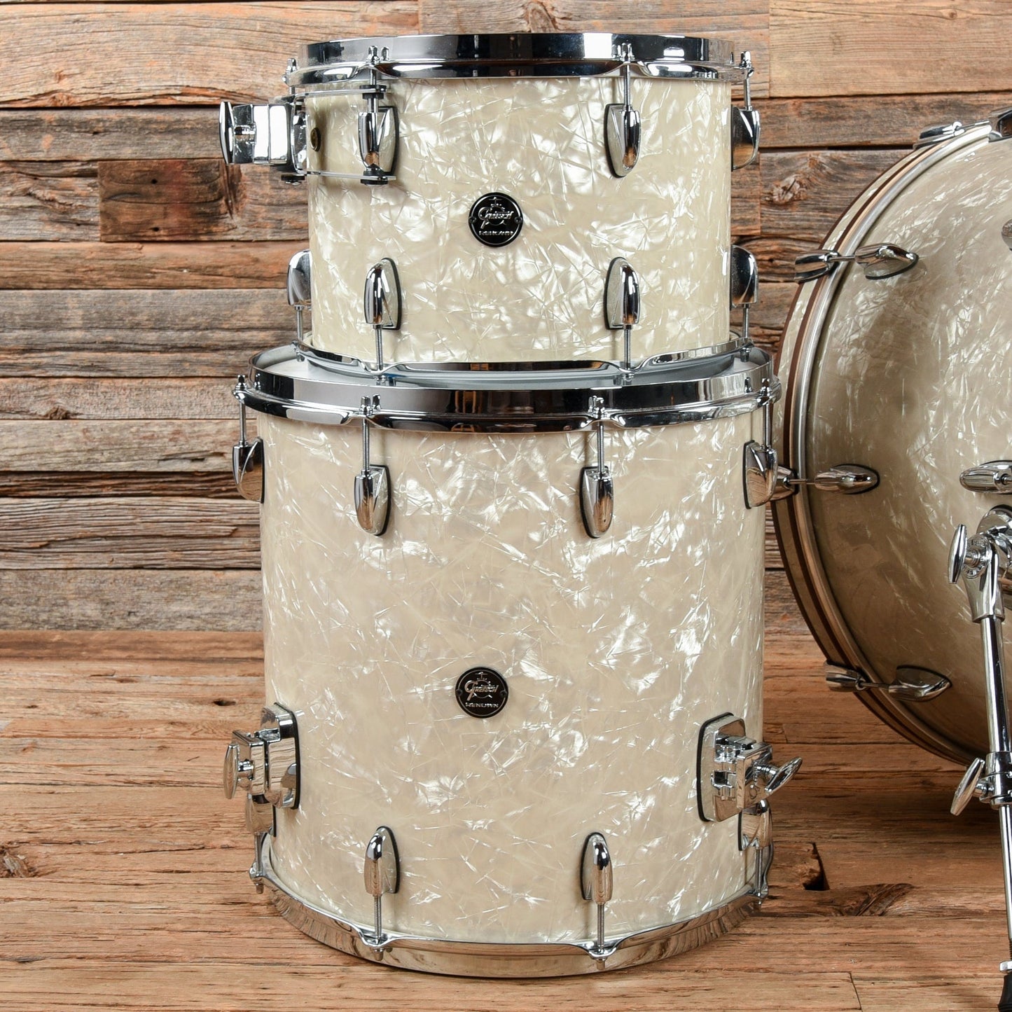 Gretsch Drums Renown 13/16/24 3pc. Drum Kit White Marine Pearl USED Drums and Percussion / Acoustic Drums / Full Acoustic Kits