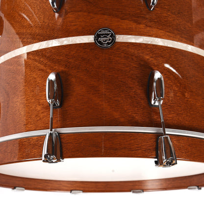 Gretsch Renown Limited 12/16/22/6.5x14 4pc. Drum Kit Mahogany Gloss w/Vintage Pearl Inlay Drums and Percussion / Acoustic Drums / Full Acoustic Kits