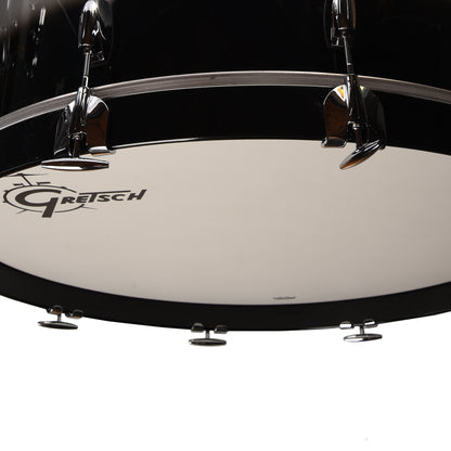 Gretsch USA Custom 14/18/26 3pc. Drum Kit Black/Silver Duco Gloss w/T-Rods Drums and Percussion / Acoustic Drums / Full Acoustic Kits