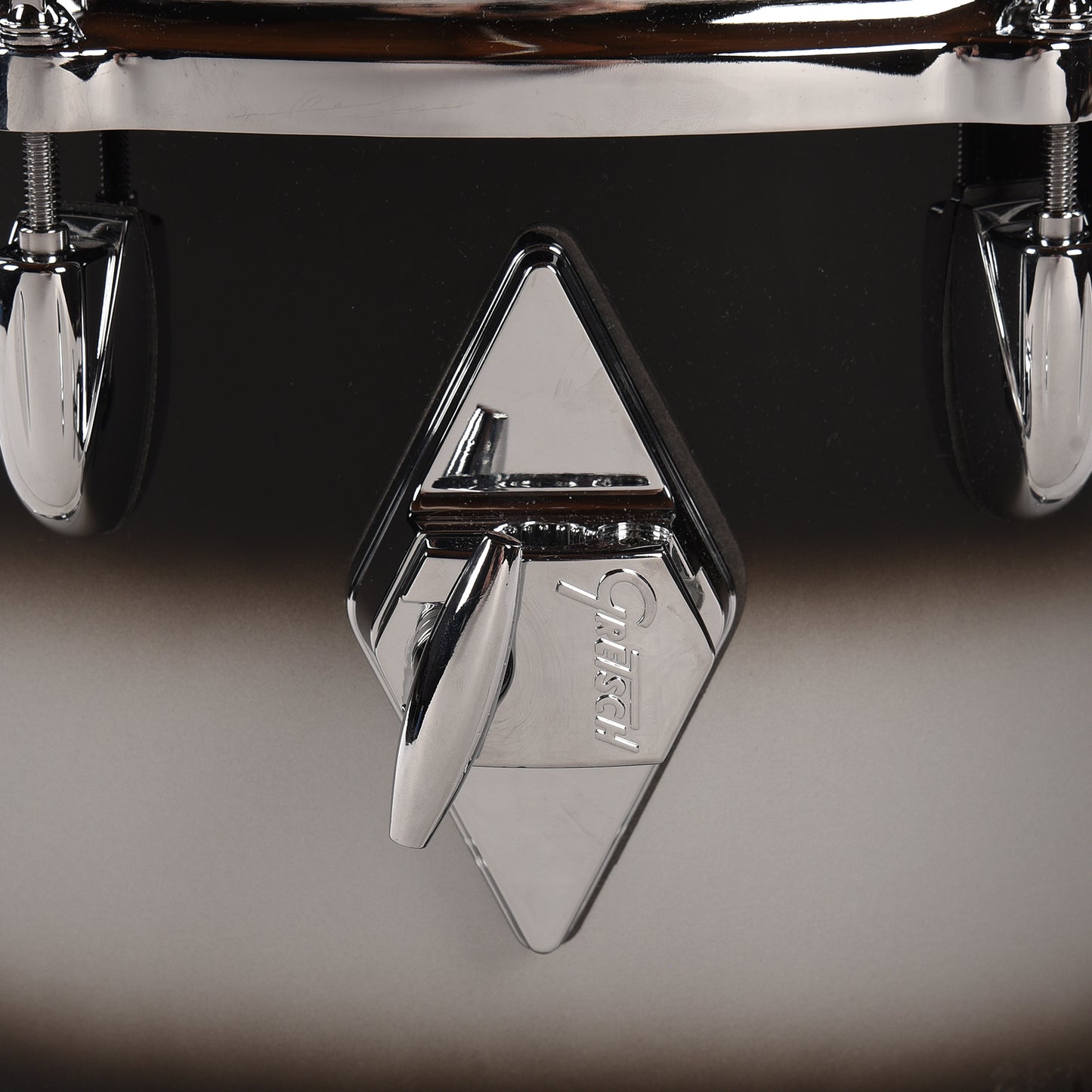 Gretsch USA Custom 14/18/26 3pc. Drum Kit Black/Silver Duco Gloss w/T-Rods Drums and Percussion / Acoustic Drums / Full Acoustic Kits