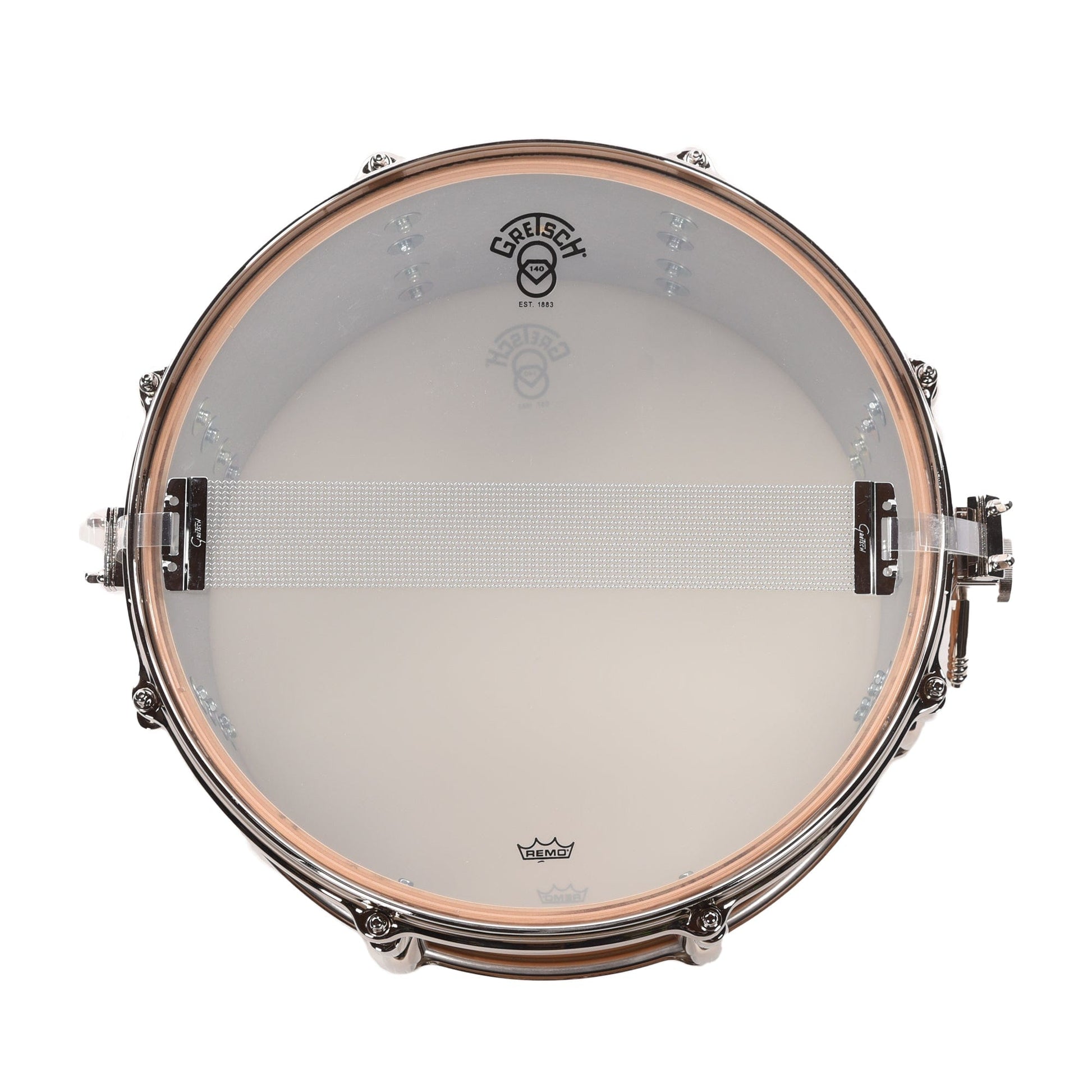 Gretsch 140th Anniversary USA Custom 7x14 Snare Drum Figured Ash w/Nickel Hardware & Bag Drums and Percussion / Acoustic Drums / Snare