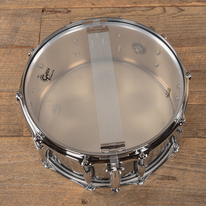 Gretsch 6.5x14 Brooklyn Chrome Over Brass Snare Drum Drums and Percussion / Acoustic Drums / Snare