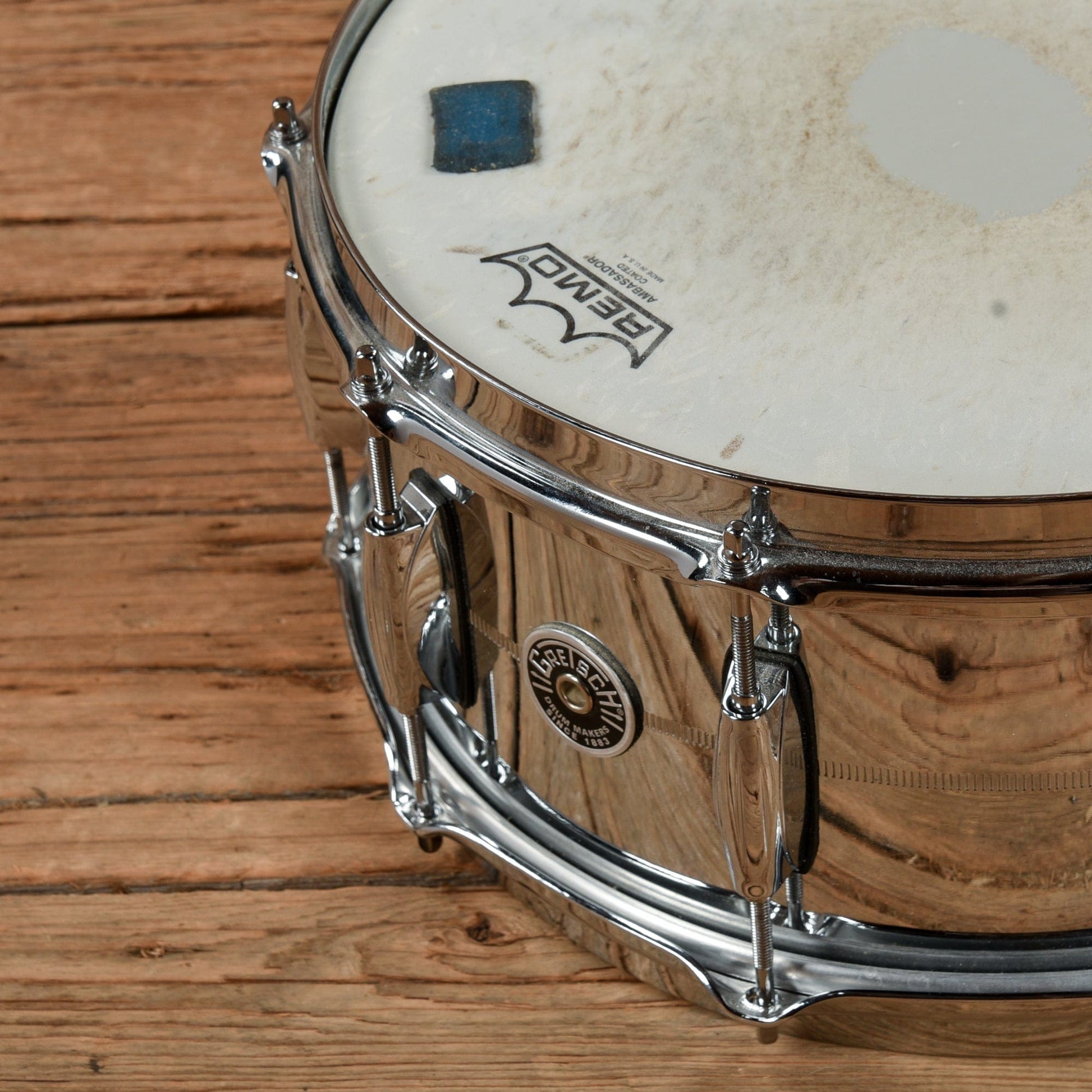 Gretsch Drums 6.5x14 Brooklyn Chrome Over Steele Snare Drum USED Drums and Percussion / Acoustic Drums / Snare