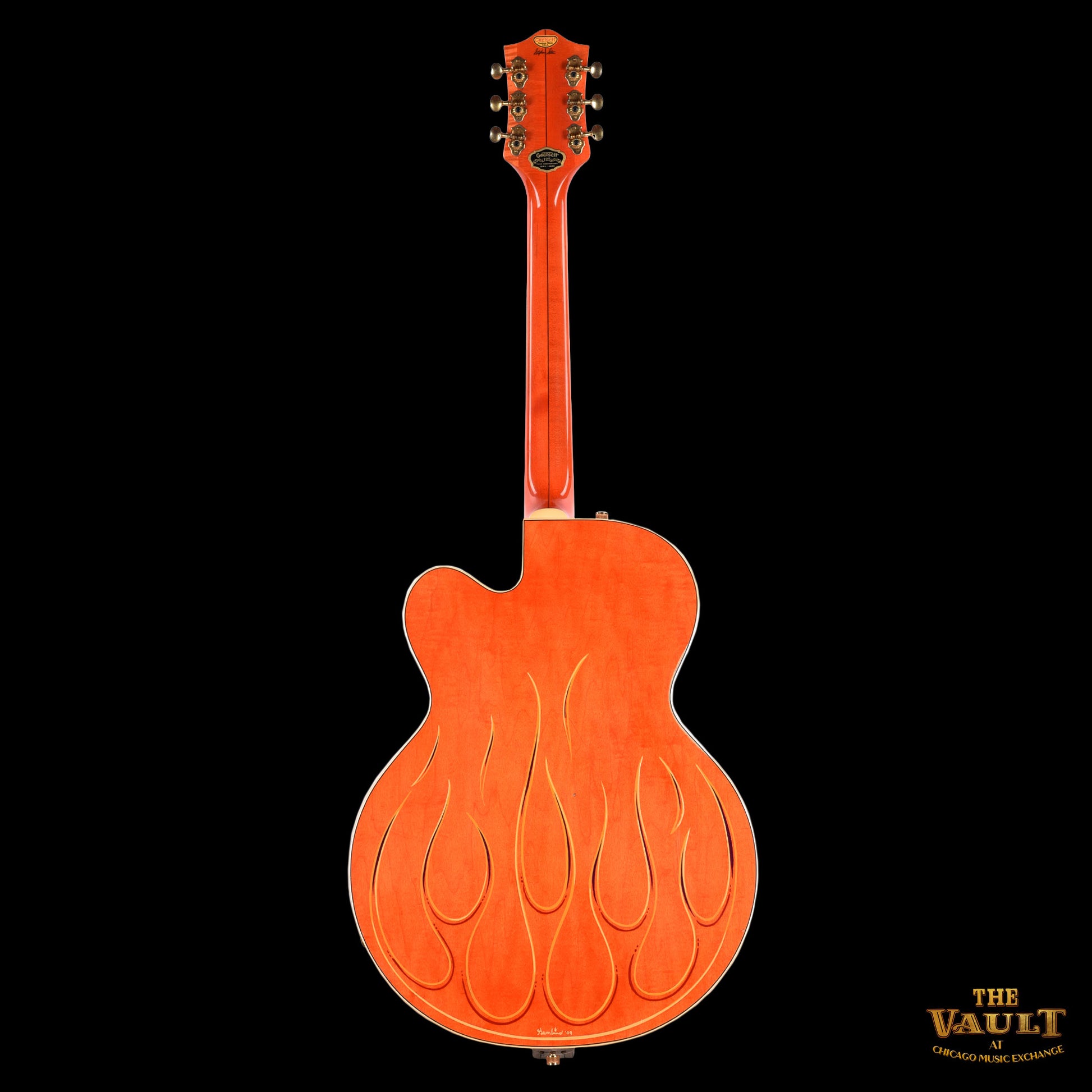 Gretsch 6120DSW Relic #310 Masterbuilt Stern Chet Orange w/ Pinstripes 2008 Electric Guitars