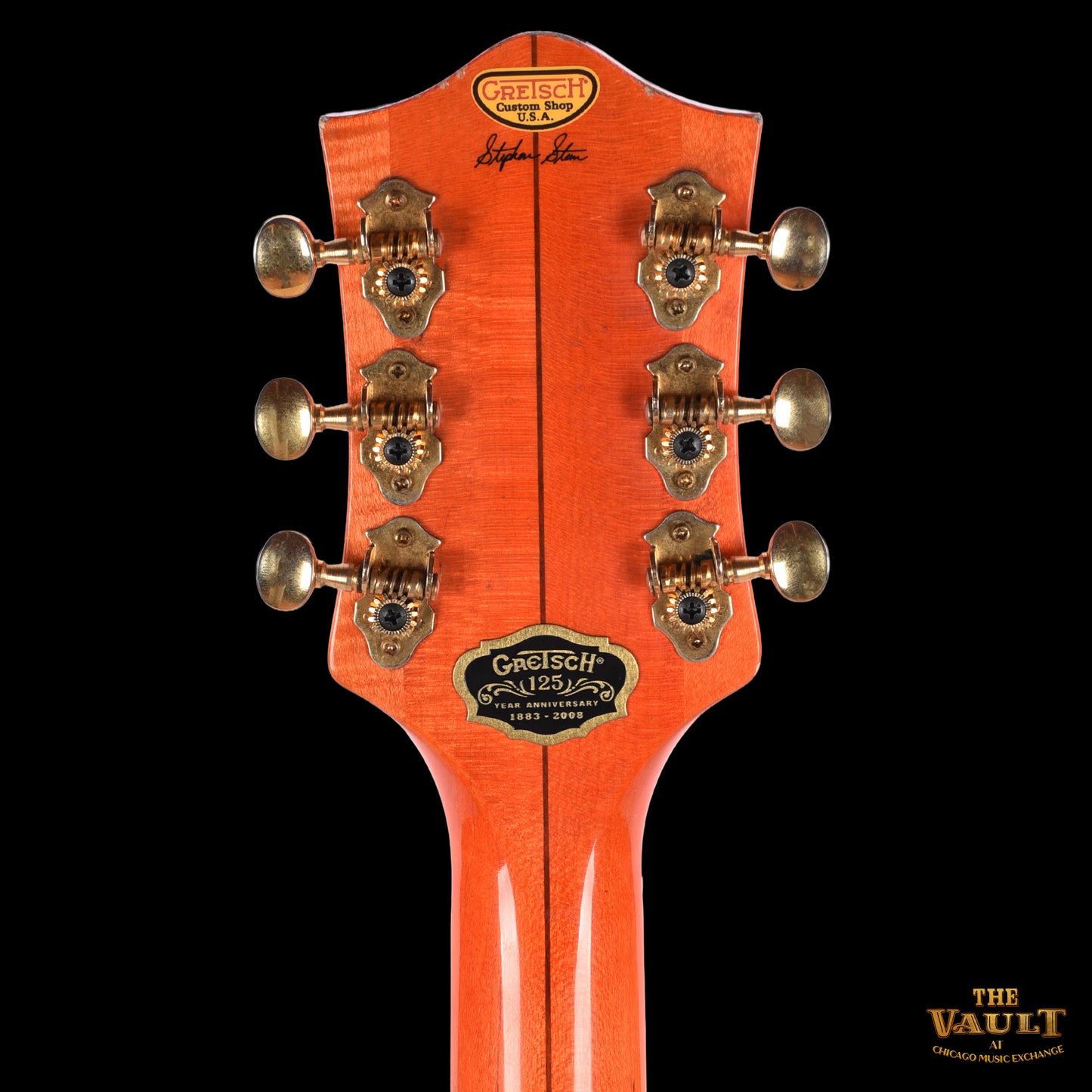 Gretsch 6120DSW Relic #310 Masterbuilt Stern Chet Orange w/ Pinstripes 2008 Electric Guitars