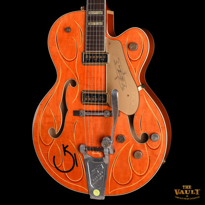 Gretsch 6120DSW Relic #310 Masterbuilt Stern Chet Orange w/ Pinstripes 2008 Electric Guitars