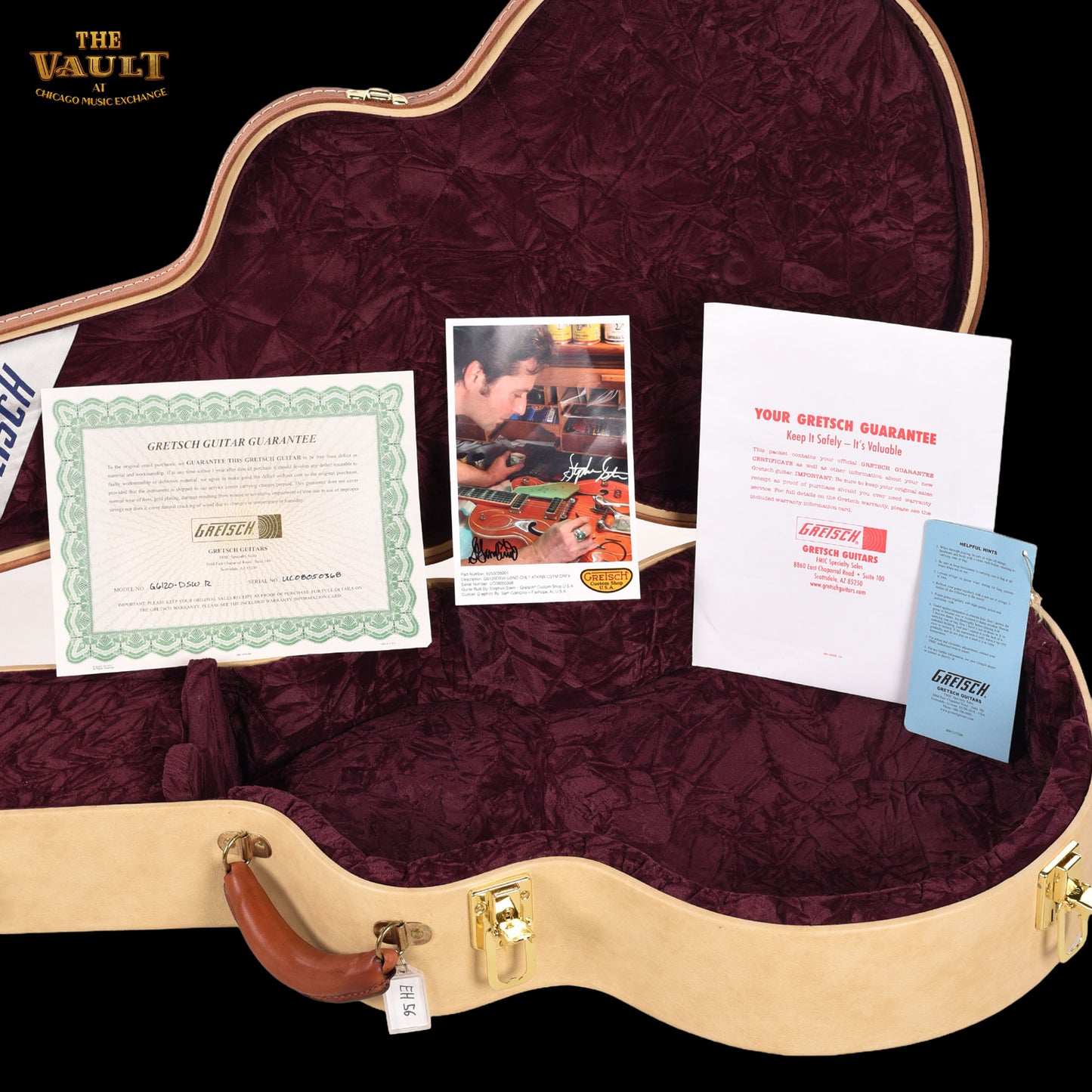 Gretsch 6120DSW Relic #310 Masterbuilt Stern Chet Orange w/ Pinstripes 2008 Electric Guitars
