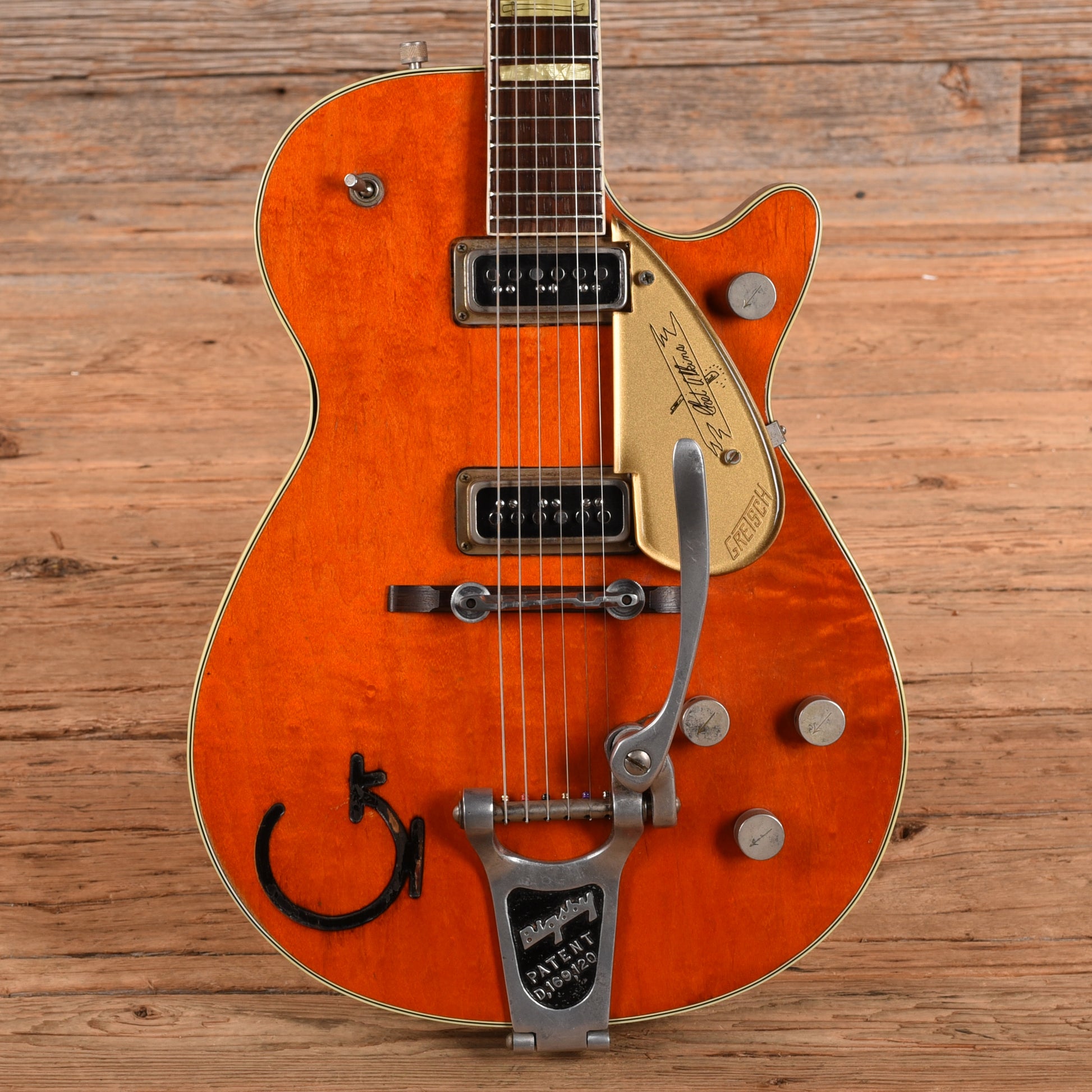 Gretsch 6121 Chet Atkins Orange Stain 1957 Electric Guitars