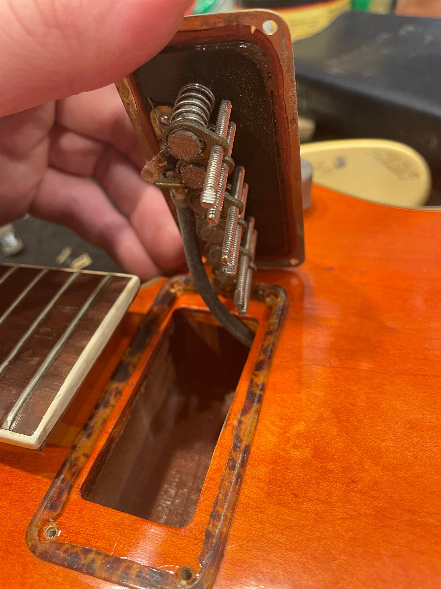 Gretsch 6121 Chet Atkins Orange Stain 1957 Electric Guitars
