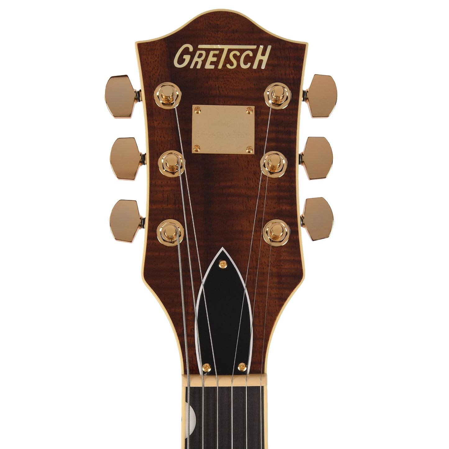 Gretsch Broadkaster Jr. LX Figured Center Block Tropic Aura Gold Hardware w/String-Thru Bigsby Electric Guitars