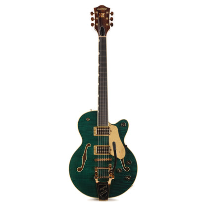 Gretsch Broadkaster Jr. LX Figured Center Block Tropic Aura Gold Hardware w/String-Thru Bigsby Electric Guitars