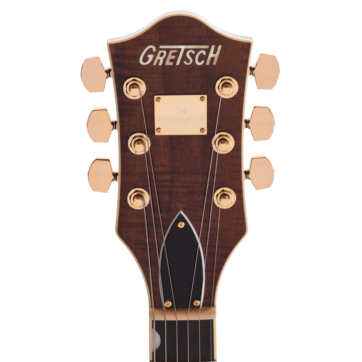 Gretsch Broadkaster Jr. LX Figured Center Block Tropic Aura Gold Hardware w/String-Thru Bigsby Electric Guitars
