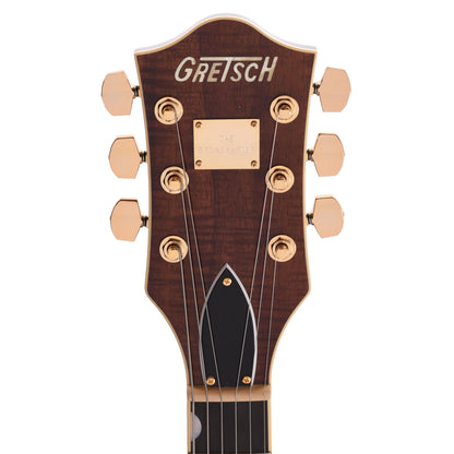 Gretsch Broadkaster Jr. LX Figured Center Block Tropic Aura Gold Hardware w/String-Thru Bigsby Electric Guitars