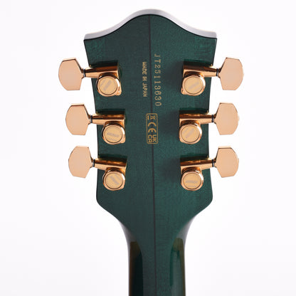 Gretsch Broadkaster Jr. LX Figured Center Block Tropic Aura Gold Hardware w/String-Thru Bigsby Electric Guitars