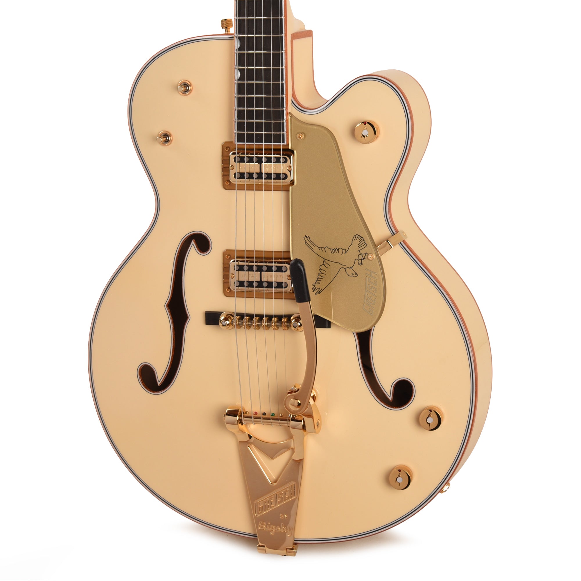 Gretsch Cusotm Shop G6136T-59 Falcon NOS Super Aged White Master Built by Gonzalo Madrigal Electric Guitars