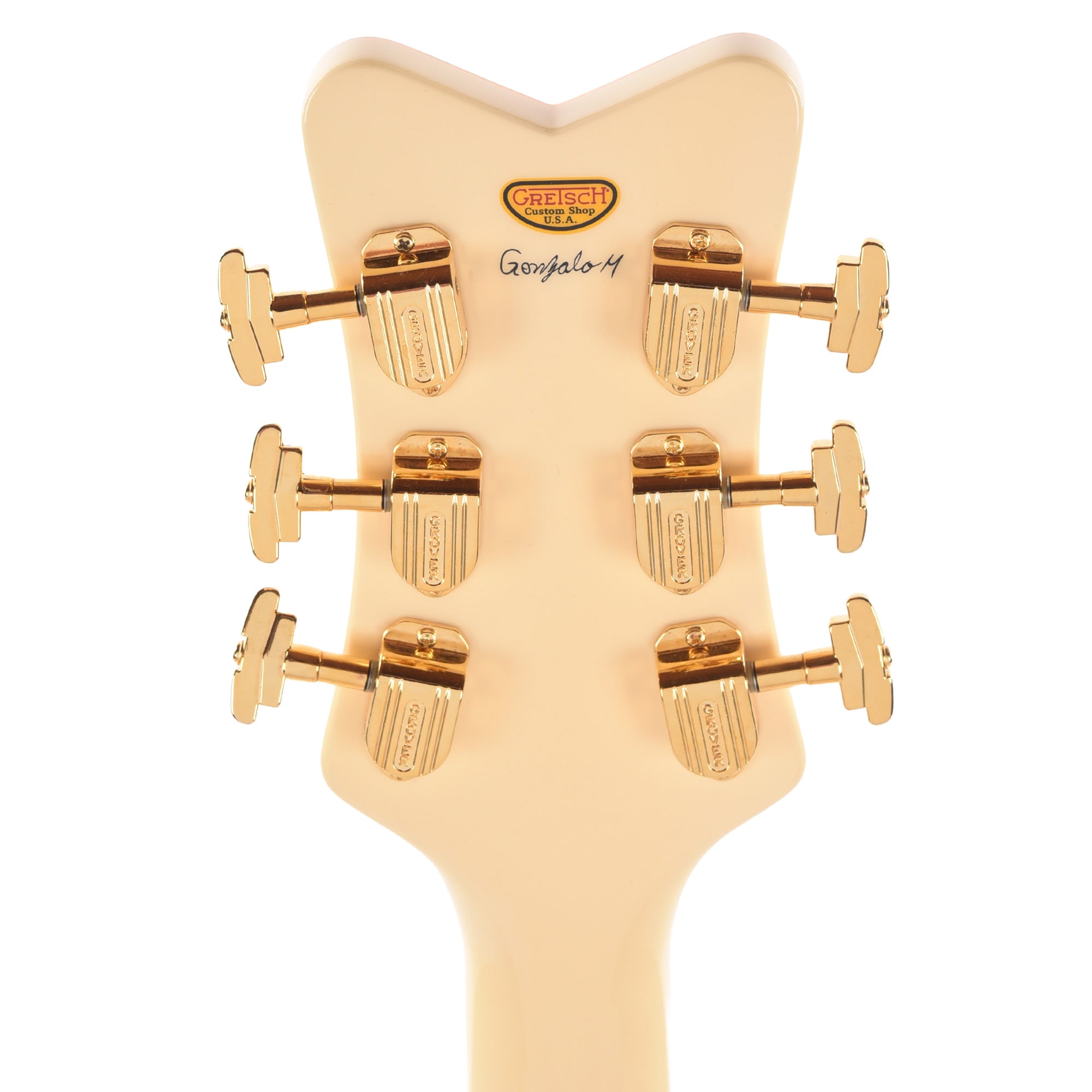 Gretsch Cusotm Shop G6136T-59 Falcon NOS Super Aged White Master Built by Gonzalo Madrigal Electric Guitars