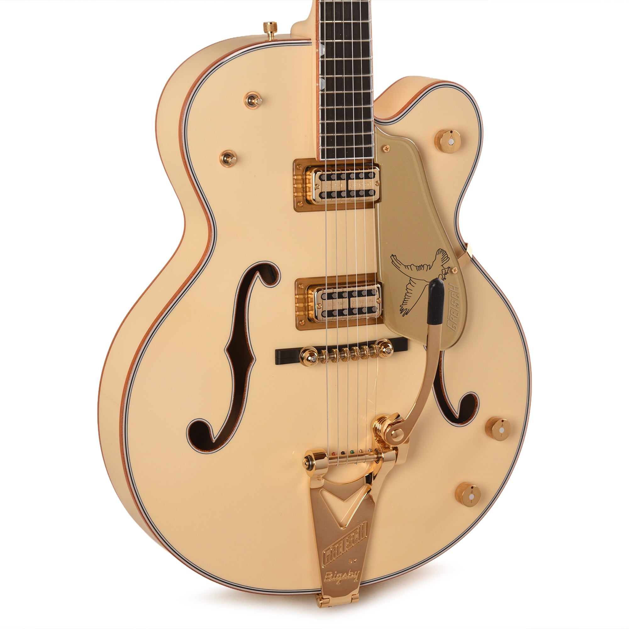 Gretsch Cusotm Shop G6136T-59 Falcon NOS Super Aged White Master Built by Gonzalo Madrigal Electric Guitars
