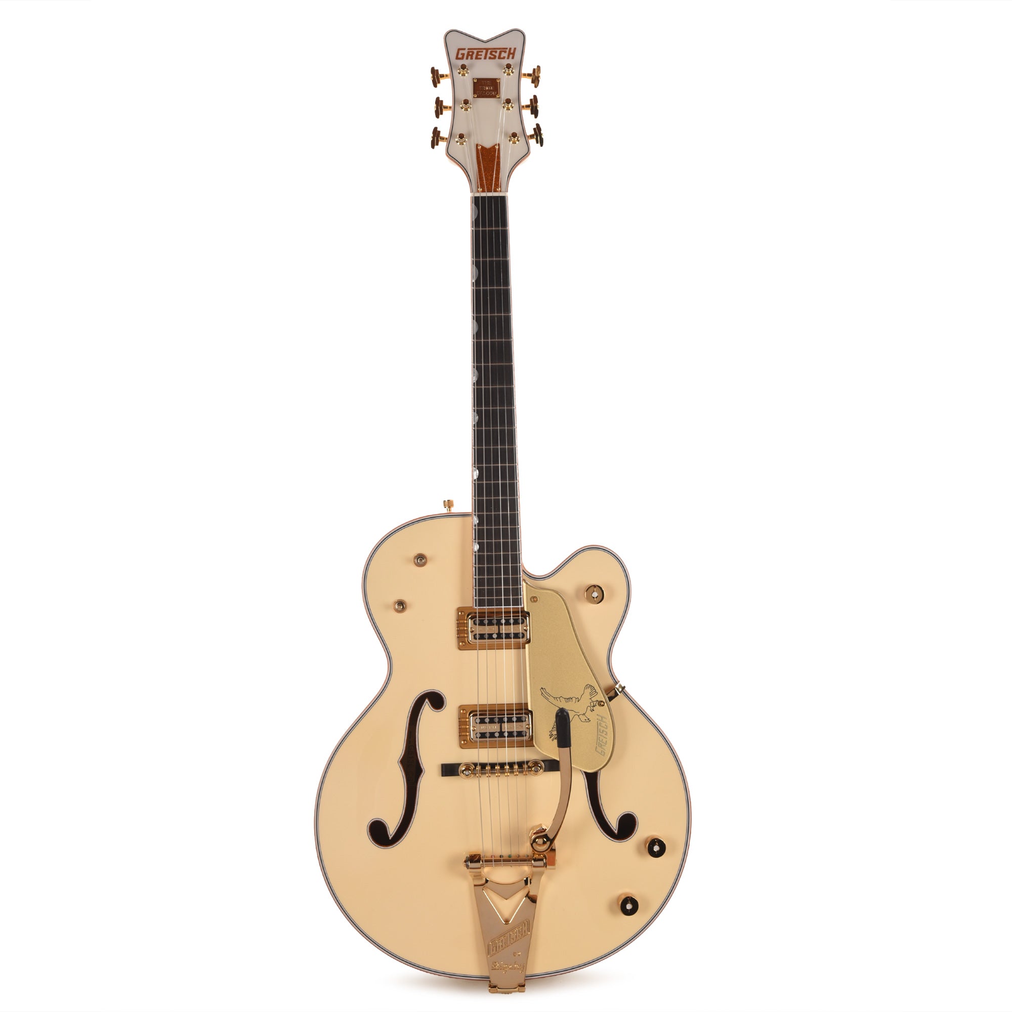 Gretsch Cusotm Shop G6136T-59 Falcon NOS Super Aged White Master Built by Gonzalo Madrigal Electric Guitars