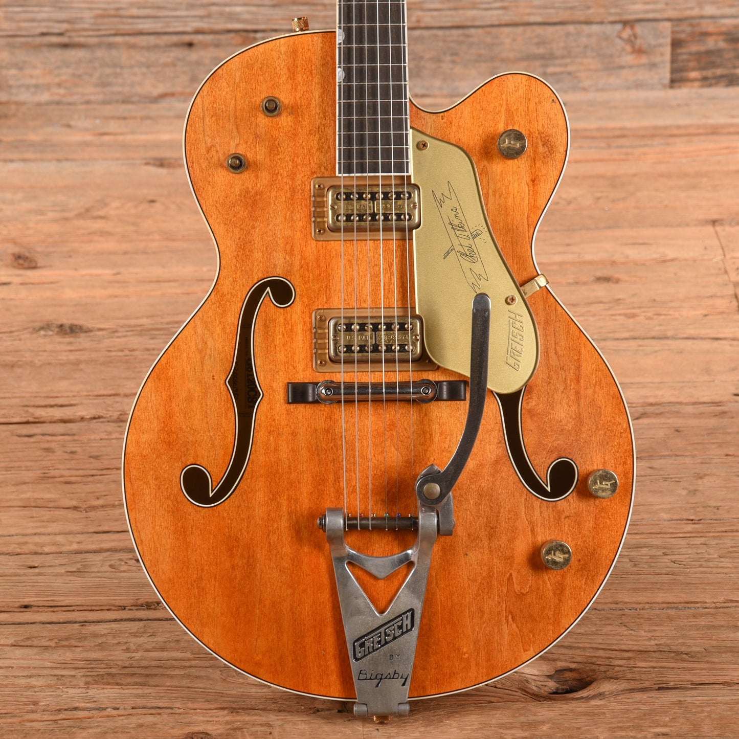 Gretsch Custom Shop G6120CST Nashville Relic Master Built by Stephen Stern Orange 2020 Electric Guitars