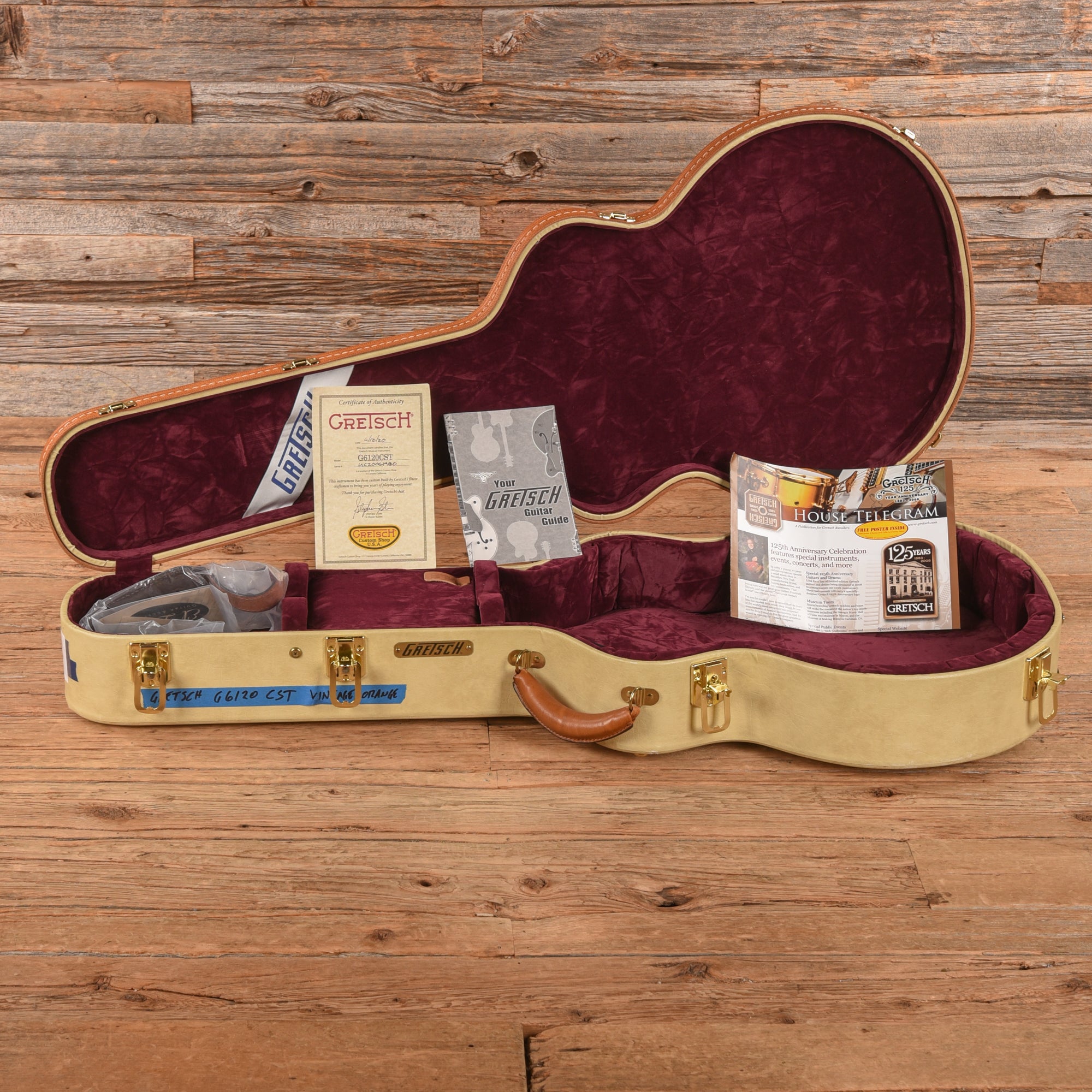 Gretsch Custom Shop G6120CST Nashville Relic Master Built by Stephen Stern Orange 2020 Electric Guitars