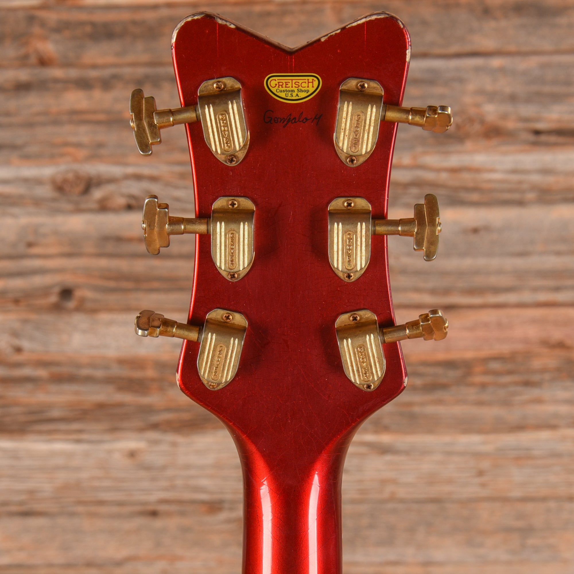 Gretsch Custom Shop G6136-55 Paisley Falcon Relic Master Built by Gonzalo Madrigal Candy Apple Burst 2025 Electric Guitars