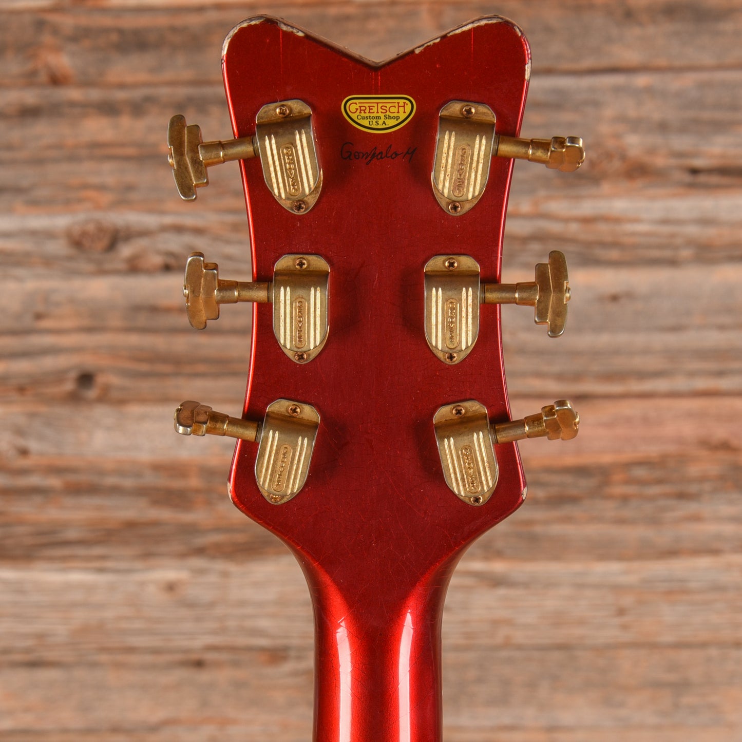 Gretsch Custom Shop G6136-55 Paisley Falcon Relic Master Built by Gonzalo Madrigal Candy Apple Burst 2025 Electric Guitars