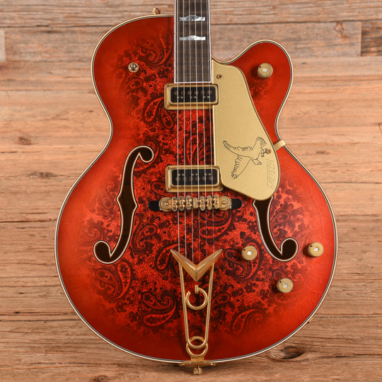 Gretsch Custom Shop G6136-55 Paisley Falcon Relic Master Built by Gonzalo Madrigal Candy Apple Burst 2025 Electric Guitars